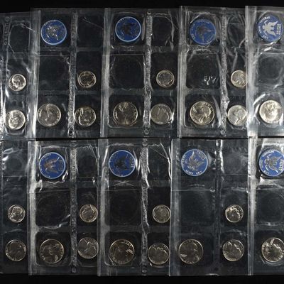 Sale Photo Thumbnail #261: (10) SMS SETS MISSING 50C & 1C