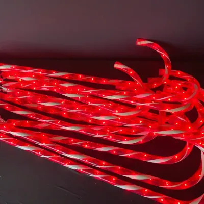 Candy Cane Pathway Lights