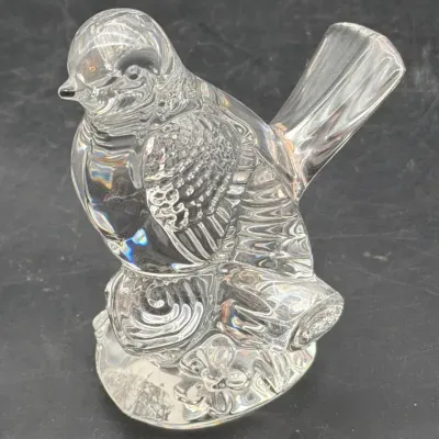 Waterford Crystal Robin On A Branch