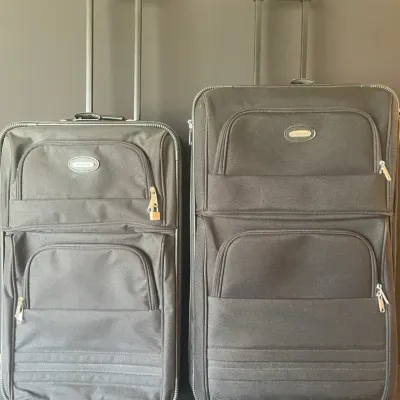 Protocol Brand Two Piece Rolling Luggage Set 