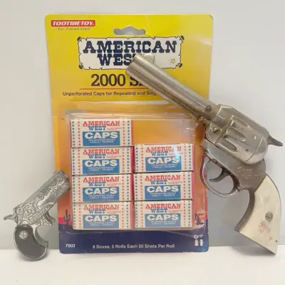 Gene Autry And Kilgore Derringer Cap Guns, American West Caps