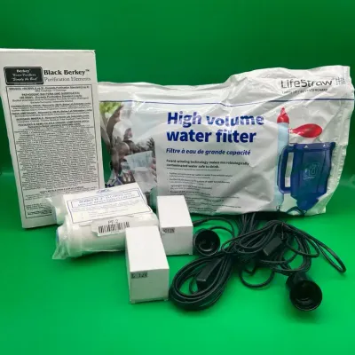 LifeStraw, Berkey Water Purification / 12V DC Solar LED Bulb With Cables