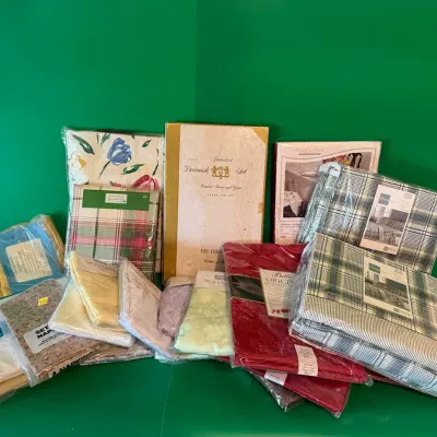 Mystery Lot Of Linens, Napkins, Tablecloth, Sheets - NEW