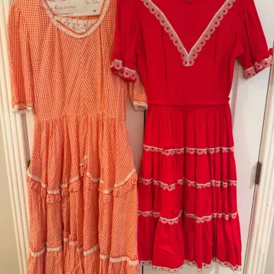 Vintage Handmade Square Dancing Dresses 