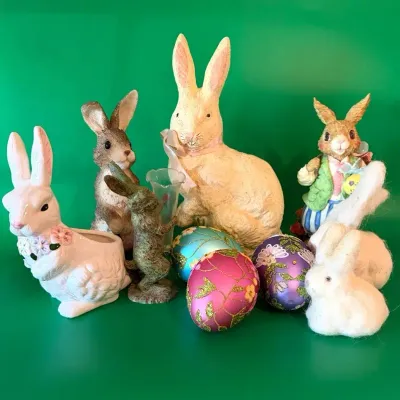 Rabbit And Easter Decor