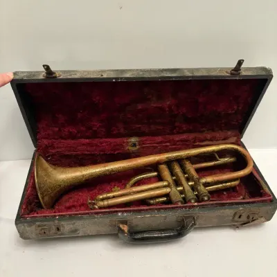 Vintage Brass Cornet