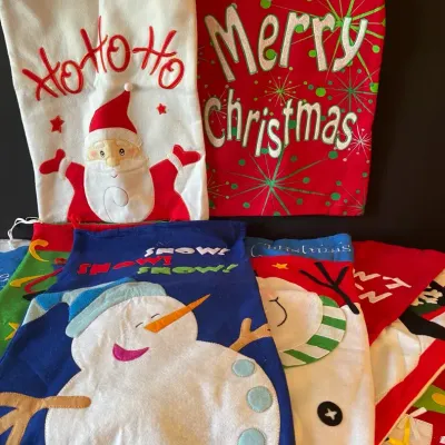 Large Seasonal Felt Gift Bags (9)