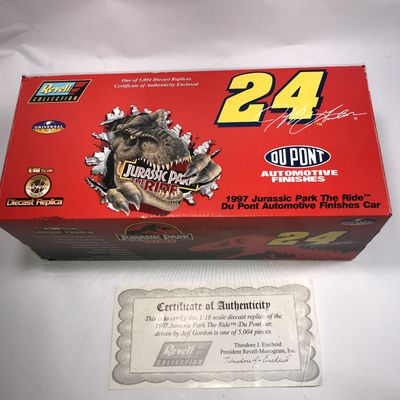 Jeff Gordon #24 Jurassic Park the Ride Diecast