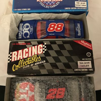2 Dale Jarrett Collectible Die-cast Cars