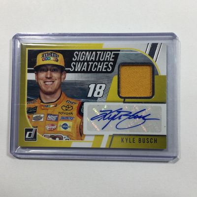 Kyle Busch 2019 Donruss Racing Signature Card