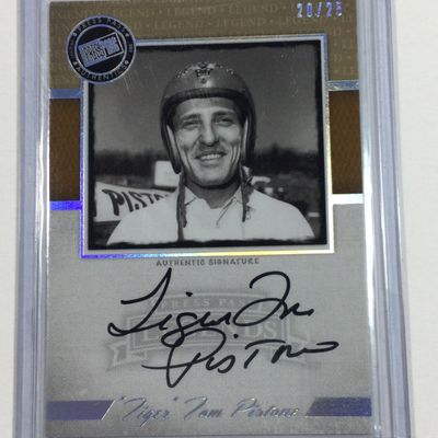 Tiger Tom Pistone Autographed 1 / 25 Card