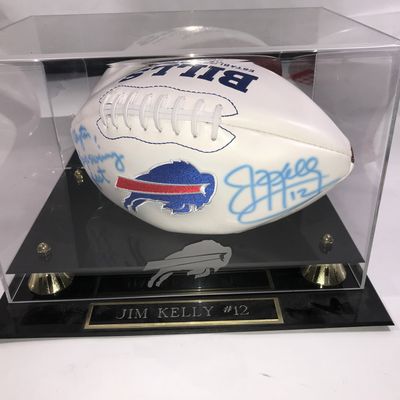 Jim Kelly Autographed Buffalo Bills Football