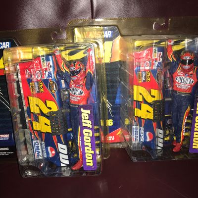 Jeff Gordon NASCAR Action Figures (2)