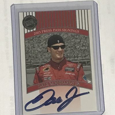 2003 Press Pass Dale Earnhardt Jr. Authentic Card