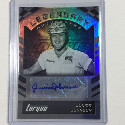Junior Johnson 2016 Panini Torque Autograph