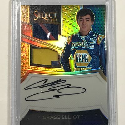 Chase Elliot Signature Swatches 2/10 Gold Prizm