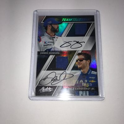 2017 Panini Jimmie Johnson & Dale Earnhardt Jr