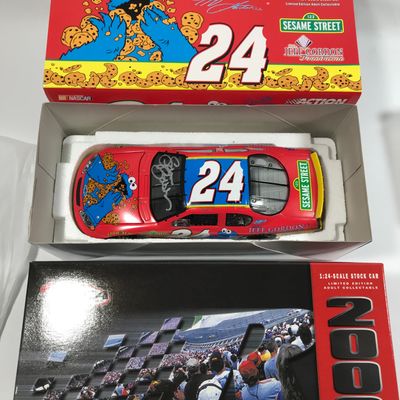 Sam Bass Signed Jeff Gordon #24 Cookie Monster