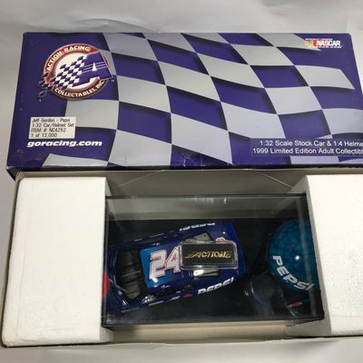 Jeff Gordon #24 Pepsi Car & Helmet Set NIB