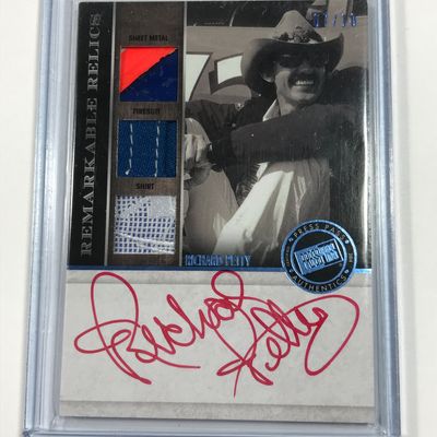 Richard Petty 2014 Legends # 7 / 10 Autograph