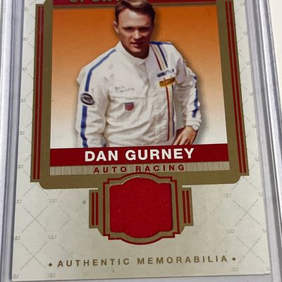 Dan Gurney Sport Royalty Card Authentic