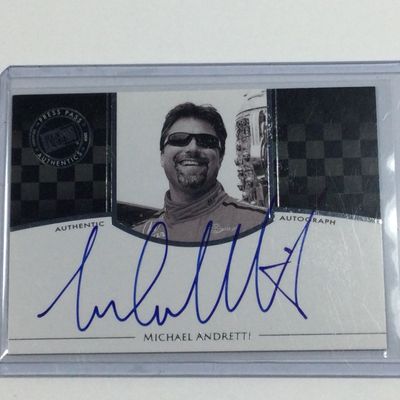 Michael Andretti 2009 Press Pass Autographed