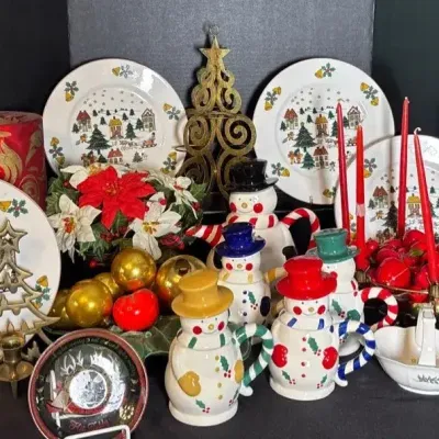 Snowman Tea Party 