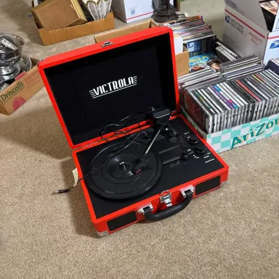 Victrola, Brand New Condition, Turntable, Collection Of Cds And Dvds