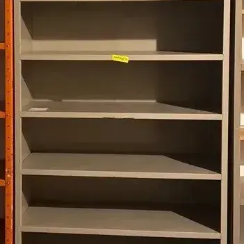 Medium Metal Shelving With Backing 