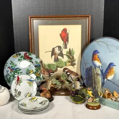 Vintage Songbird Collector’s Decor 
