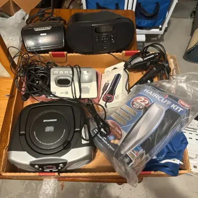 Cd Players, Hair Trimmer - Small Electronics Lot
