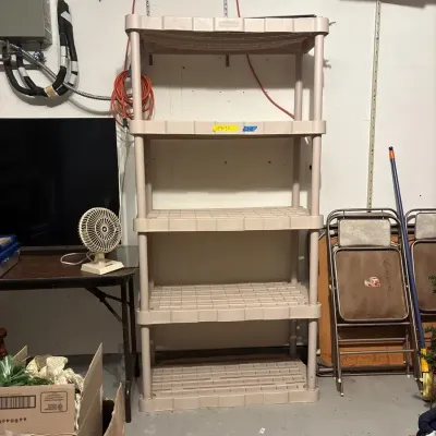 Plastic Shelving Unit 