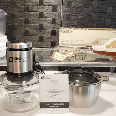 Kitchen in the Box Food Processor, Mini Chop/Grinder, & Electric Knife