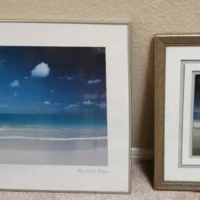 (2) Framed Prints of Seascapes