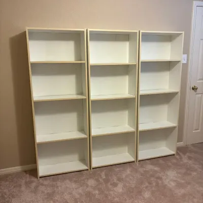 White Bookcases (3)