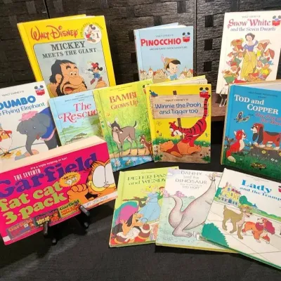 Vintage Children's Books: Walt Disney Classics & Garfield Fat Cat 3-Pack Comic Book- The Seventh