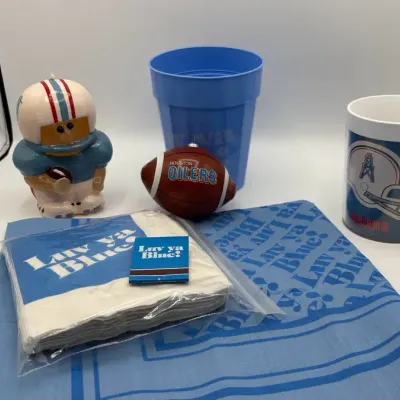 Houston Oilers Football Team Collectibles 
