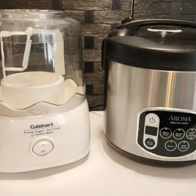 Frozen Yogurt/ice Cream/sorbet Maker & Digital Rice Cooker