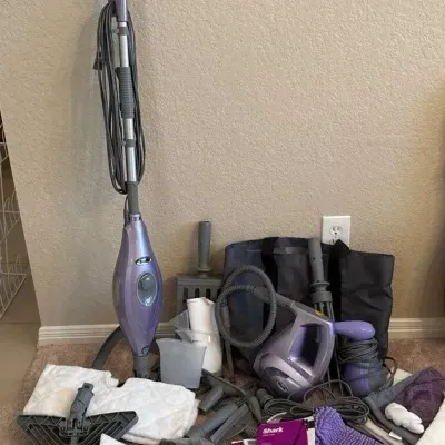 Shark Mop and Steamers with Accessories (all working)