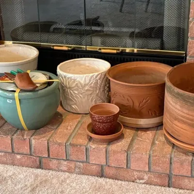 Terracotta and Ceramic Planter Pots