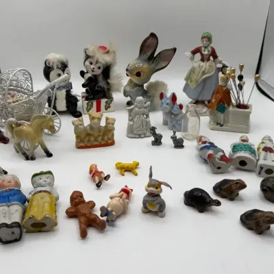 Vintage Decorative Miniatures, Mostly made in Occupied Japan
