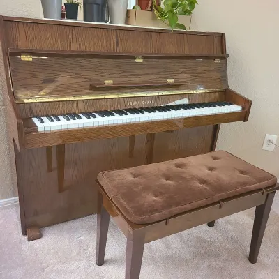 Young Chang European Model Upright Piano and Bench (Sheet Music/books Included)