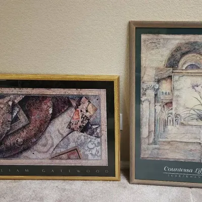 Framed Prints - William Gatewood & Contessa Lily