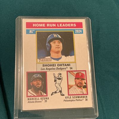 Ohtani Baseball Card HR Leaders