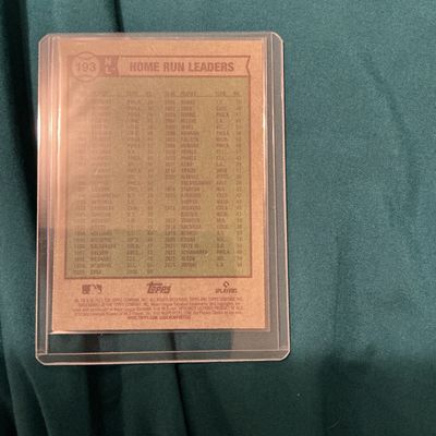 Ohtani Baseball Card HR Leaders