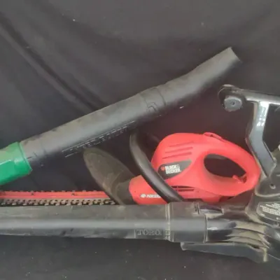 Electric Leaf Blowers And Hedge Trimmer