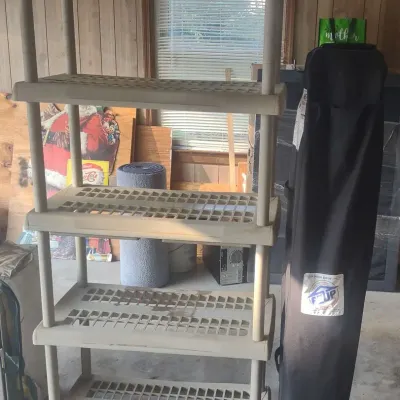 Poly Shelf And Ezup Instant Shelter