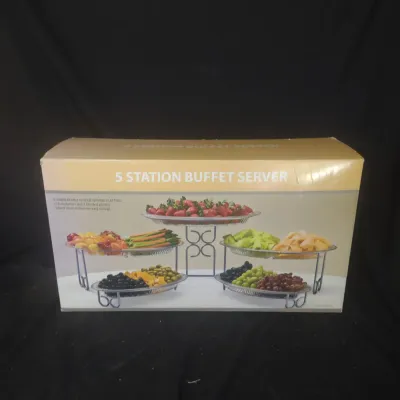 5 Station Buffet Server
