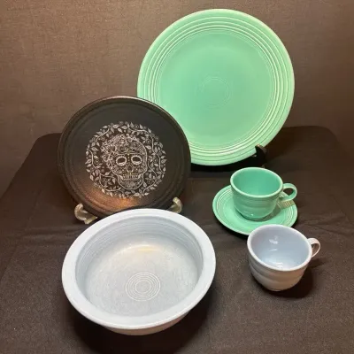 6 Piece Homer Laughlin Fiesta Ware Collection