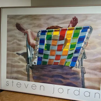 Signed Steven Jordan Print “Laid Back”